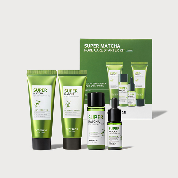 Some-by-mi-super-matcha-Pore-Care-Starter-Kit-4-item Some By Mi Super Matcha Pore Care Starter Kit 4Items - Image 1