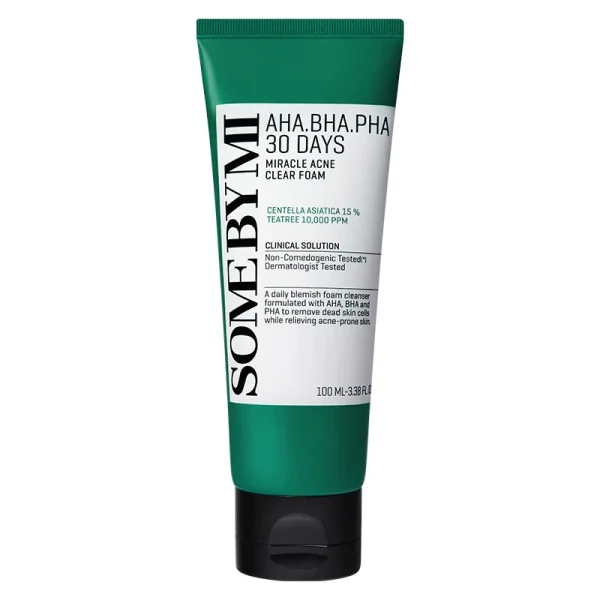 gPLXeMikjA0VMIeeZuKmKLp1sxqZSwvZqcmh1XhF-600x600 Some By Mi Aha Bha Pha 30 Days Miracle Acne Clear Foam 100ml - Image 1