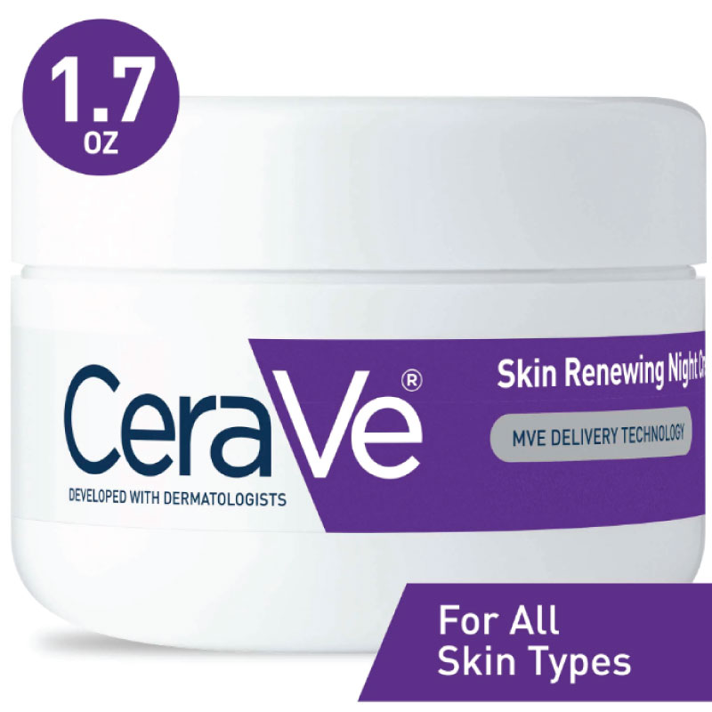CeraVe Skin Renewing Night Cream 48g (In Bangladesh) CeraVe Skin Renewing Night Cream 48g (In Bangladesh)