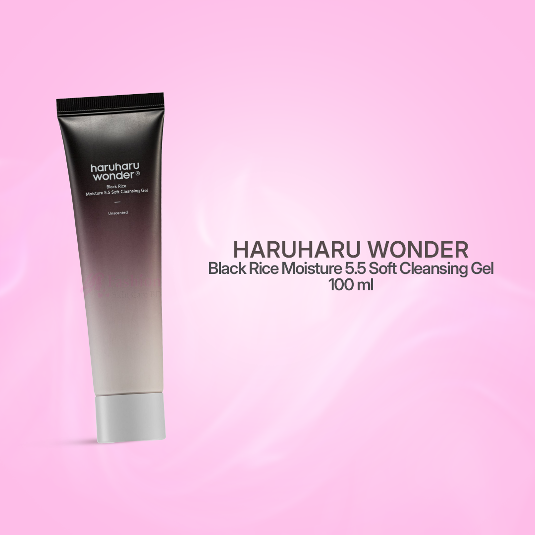 Haruharu-Wonder-Black-Rice-Moisture-5.5-Soft-Cleansing-Gel-100-ml Haruharu Wonder Black Rice Moisture 5.5 Soft Cleansing Gel 100 ml - Image 1