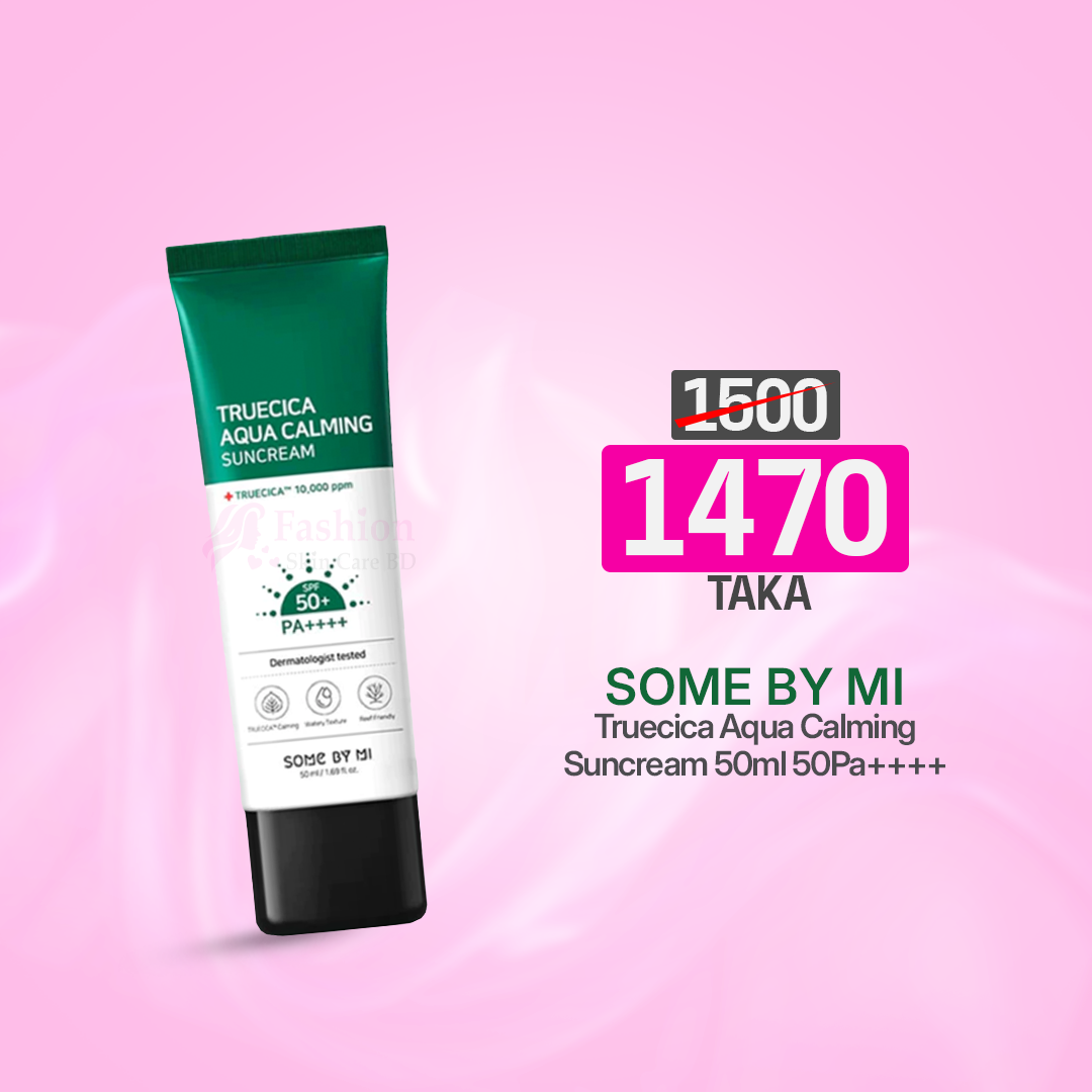 Some-By-Mi-Truecica-Aqua-Calming-Suncream-50ml-50Pa++++ Some By Mi Truecica Aqua Calming Suncream 50ml 50Pa++++ - Image 1