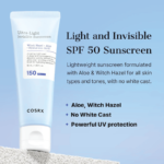 COSRX Ultra-Light Invisible Sunscreen SPF50+ PA++++ 50ml - Image 2