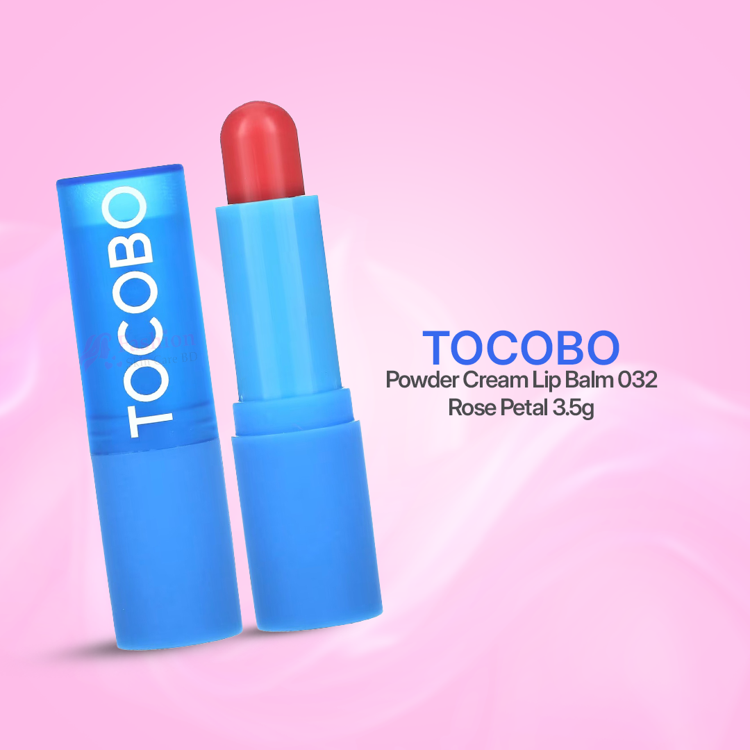 Tocobo-Powder-Cream-Lip-Balm-032-Rose-Petal-3.5g Tocobo Powder Cream Lip Balm 032 Rose Petal 3.5g - Image 1