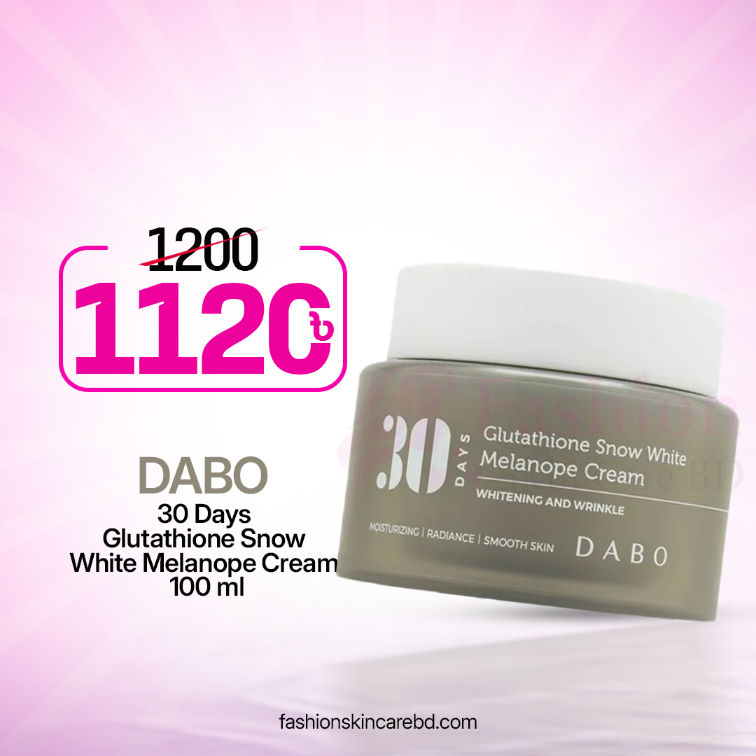 67 Dabo 30 Days Glutathione Snow White Melanope Cream 100 ml - Image 1