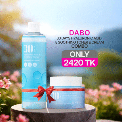 Dabo 30 Days Hyaluronic Acid 8 Soothing Toner & Cream – Combo