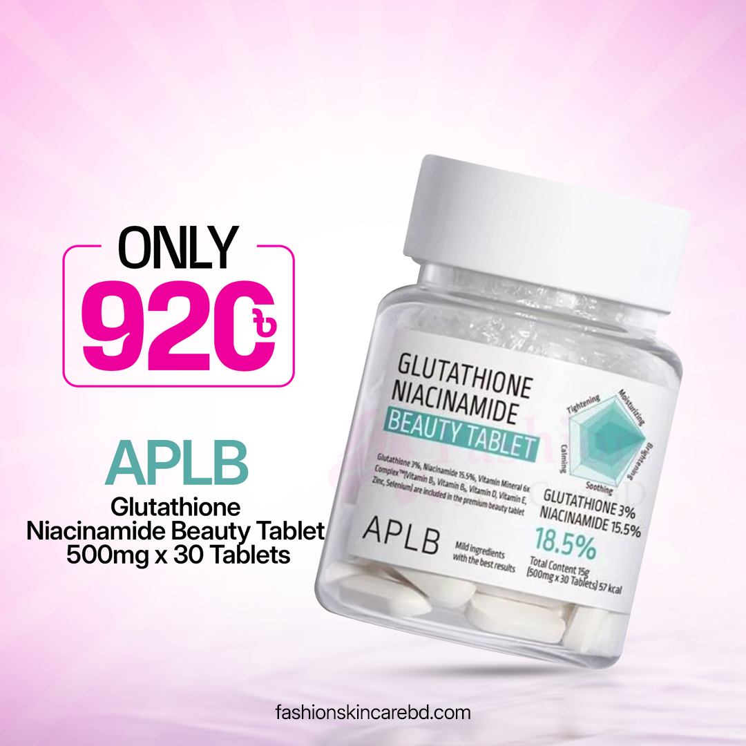 11 APLB Glutathione Niacinamide Beauty Tablet 500mg x 30 Tablets - Image 1