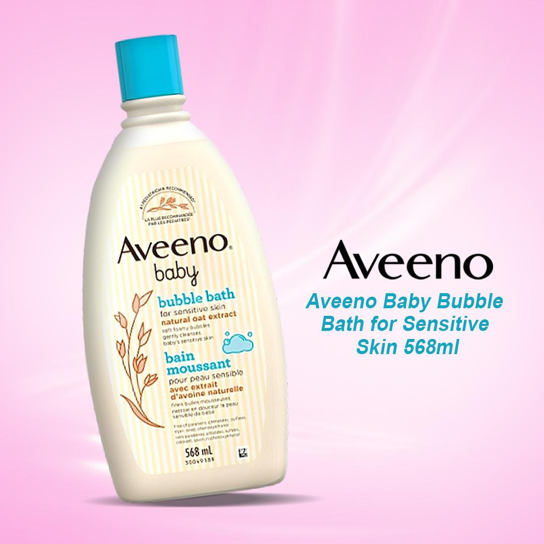 Aveeno Baby Bubble Aveeno Baby Bubble Bath for Sensitive Skin 568ml - Image 1