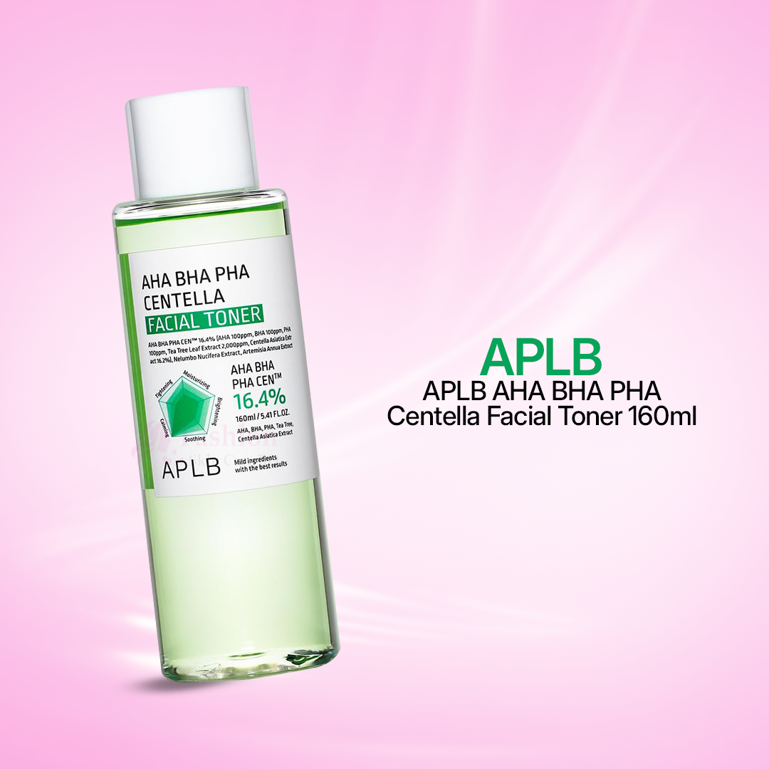 APLB-AHA-BHA-PHA-Centella-Facial-Toner-160ml APLB AHA BHA PHA Centella Facial Toner 160ml - Image 1