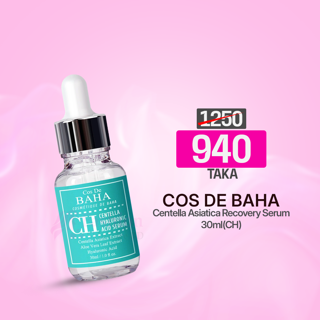 Centella-Asiatica-Recovery-Serum-30ml(CH) Cos De Baha Centella Asiatica Recovery Serum 30ml(CH) - Image 1