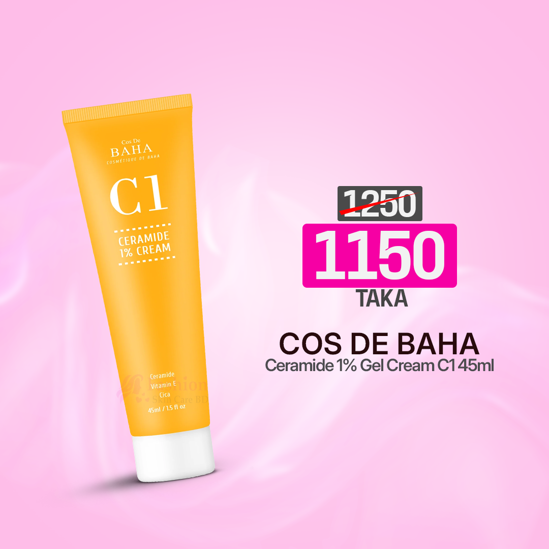 Cos-De-Baha-Ceramide-1_-Gel-Cream-C1-45ml Cos De Baha Ceramide 1% Gel Cream C1 45ml - Image 1