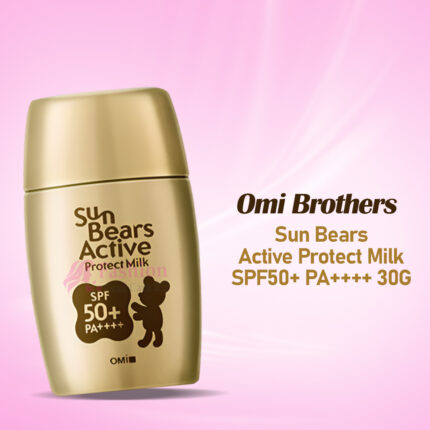 Omi Brothers Sun Bears Active Protect Milk SPF50+ PA++++ 30G