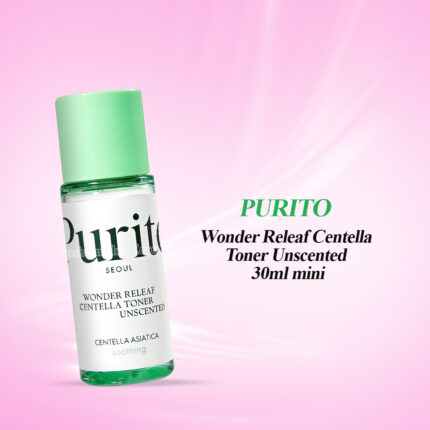 PURITO Wonder Releaf Centella Toner Unscented 30ml mini