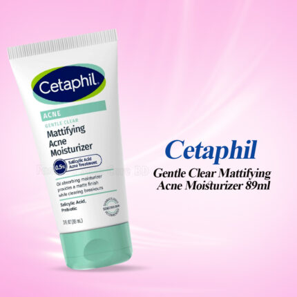 Cetaphil Gentle Clear Mattifying Acne Moisturizer tube