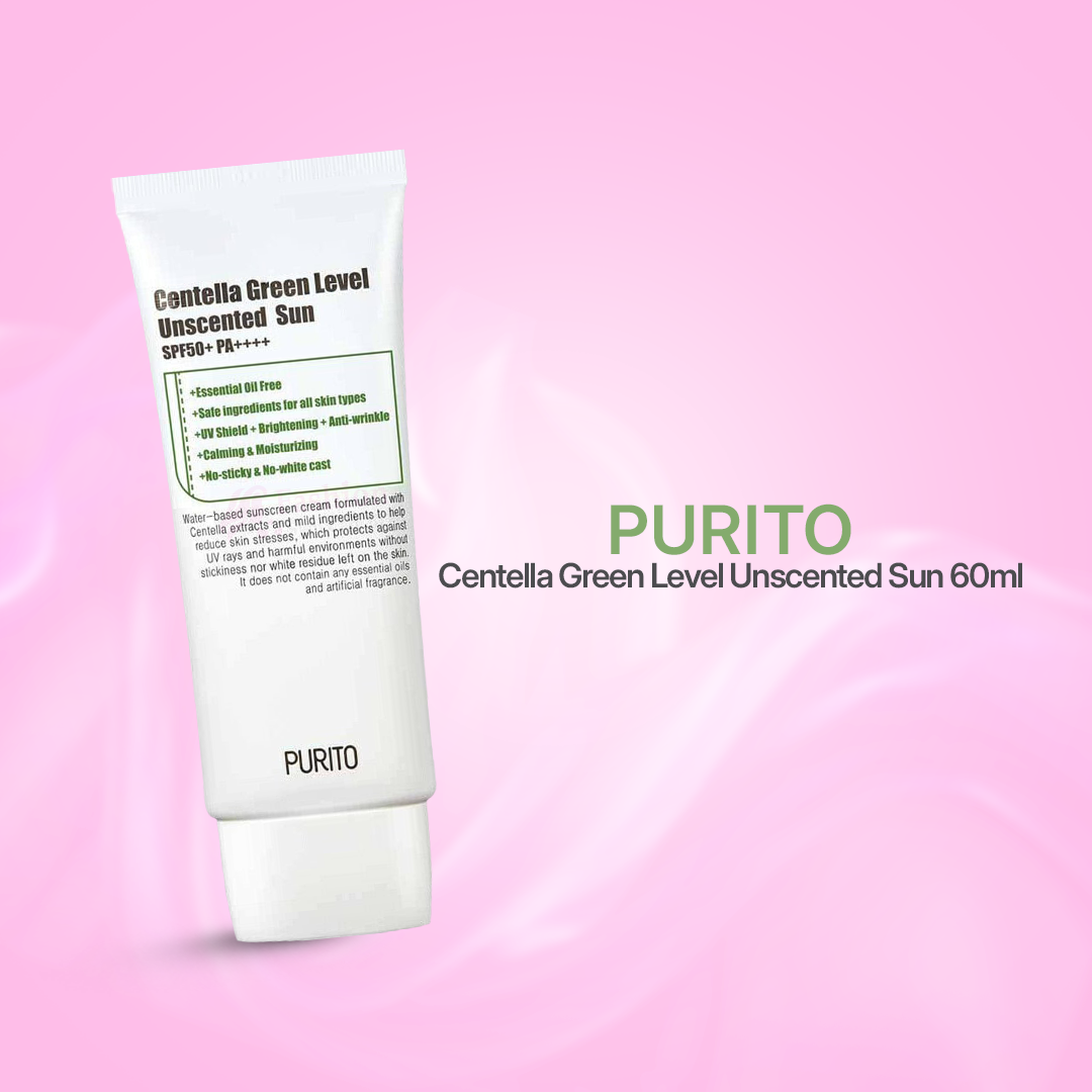 PURITO-Centella-Green-Level-Unscented-Sun-60ml PURITO Centella Green Level Unscented Sun 60ml - Image 1
