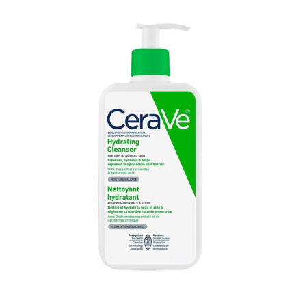 CeraVe Hydrating Cleanser for normal to dry skin bottle