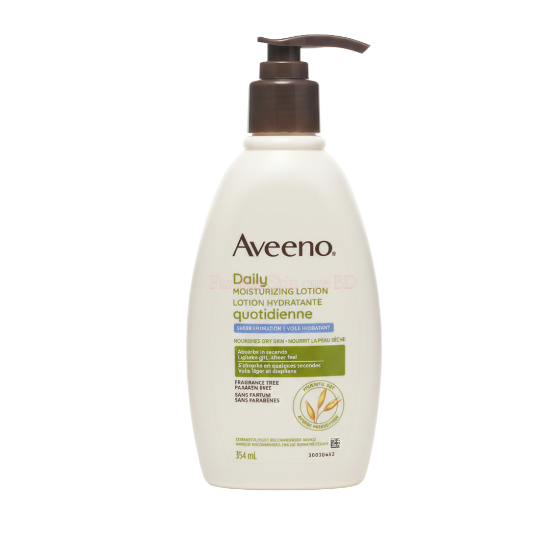 RGUB Aveeno Daily Moisturizing Sheer Hydration Dry Skin Lotion 354ml - Image 1