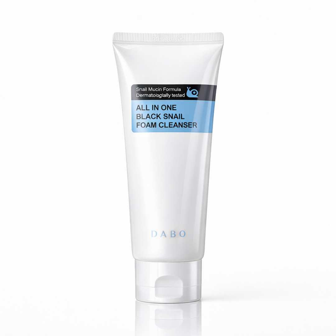 dabo snail Dabo All In One Black Snail Foam Cleanser 120 ml - Image 1